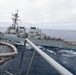 Abraham Lincoln conducts a fueling-at-sea with USS O'Kane