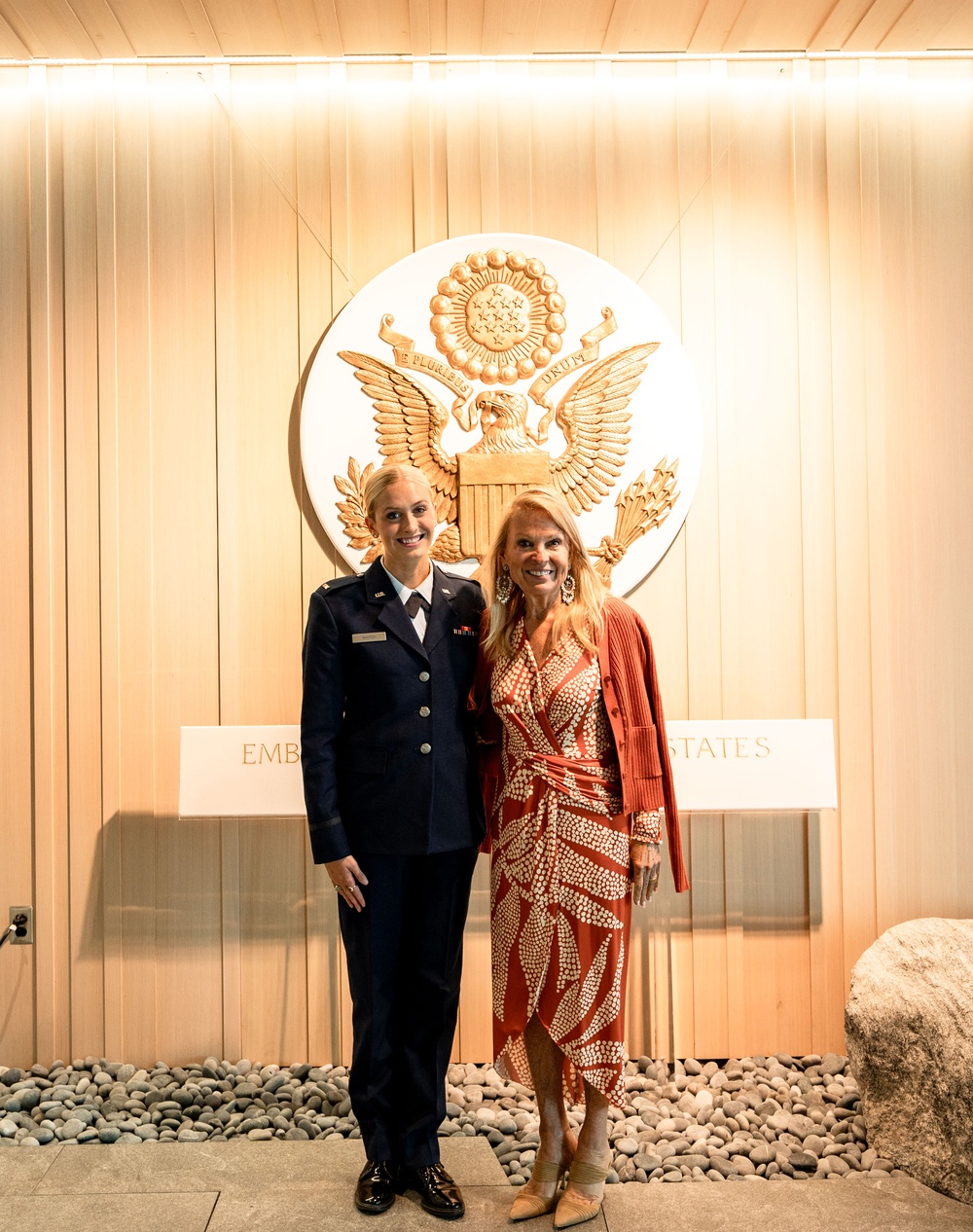 Lt Marsh Visits US Embassy in London