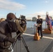 USS Emory S. Land Hosts Media Availability in Melbourne, Victoria, Australia