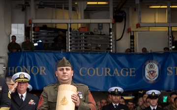 15MEU Marine, present for father’s Burial-at-Sea