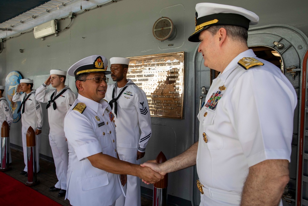 7th Fleet, Blue Ridge Team Host Reception in Malaysia