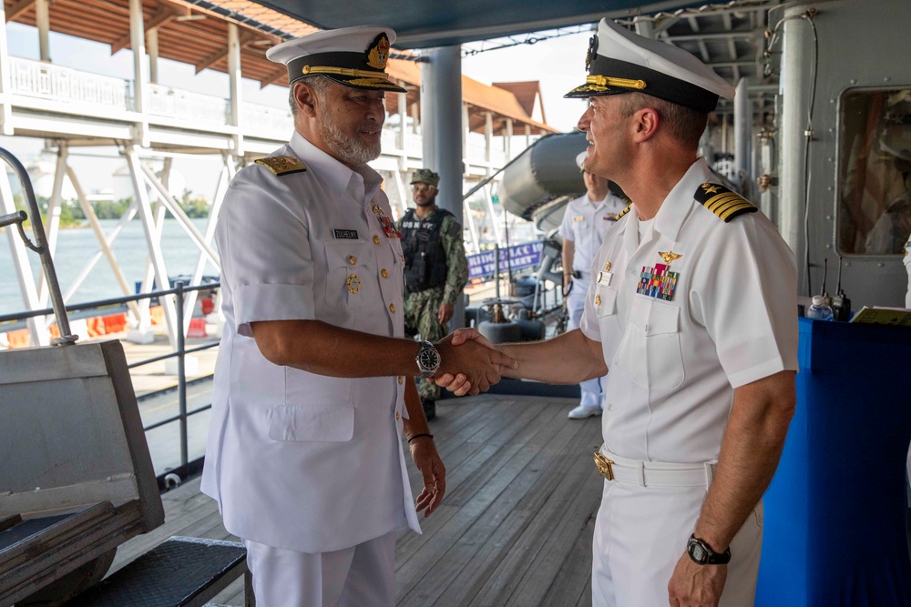 7th Fleet, Blue Ridge Team Host Reception in Malaysia