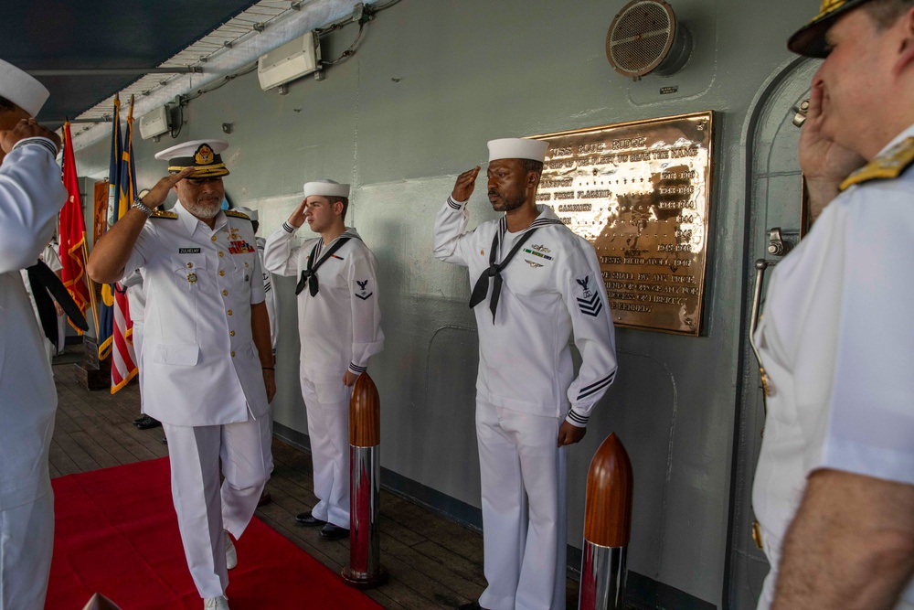 7th Fleet, Blue Ridge Team Host Reception in Malaysia