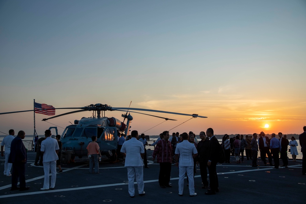 7th Fleet, Blue Ridge Team Host Reception in Malaysia