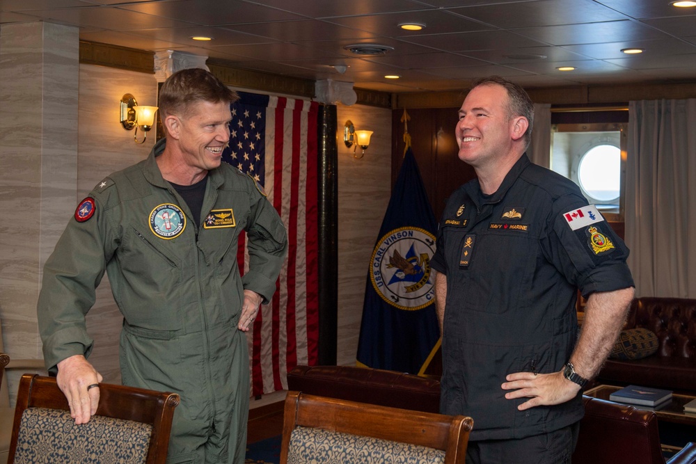 USS Carl Vinson Hosts Partners and Allies During RIMPAC 2024