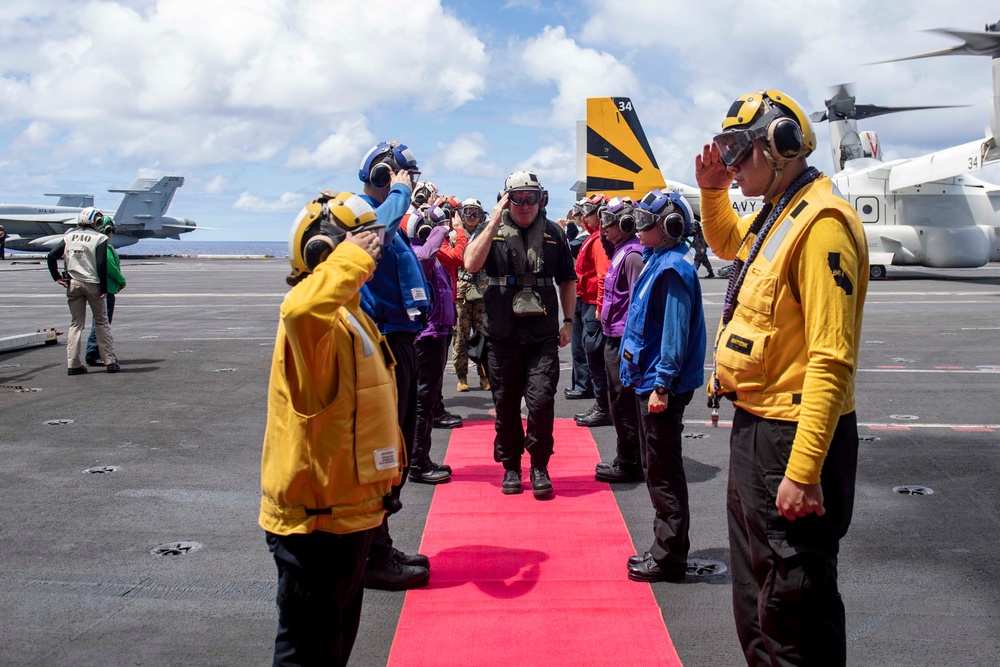 USS Carl Vinson hosts service members from partner nations during RIMPAC 2024