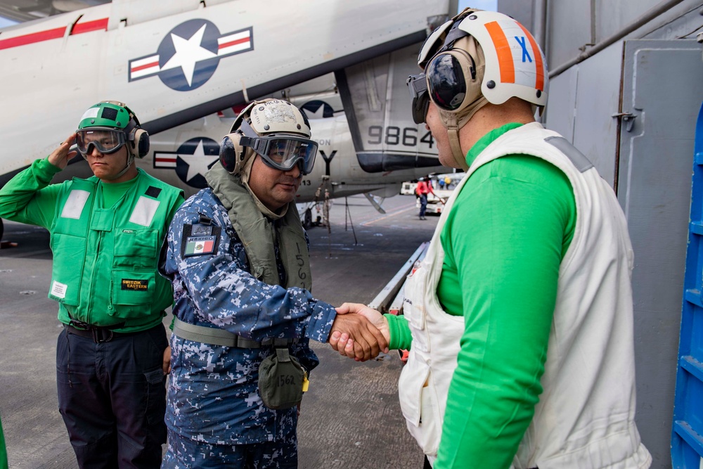 USS Carl Vinson hosts service members from partner nations during RIMPAC 2024