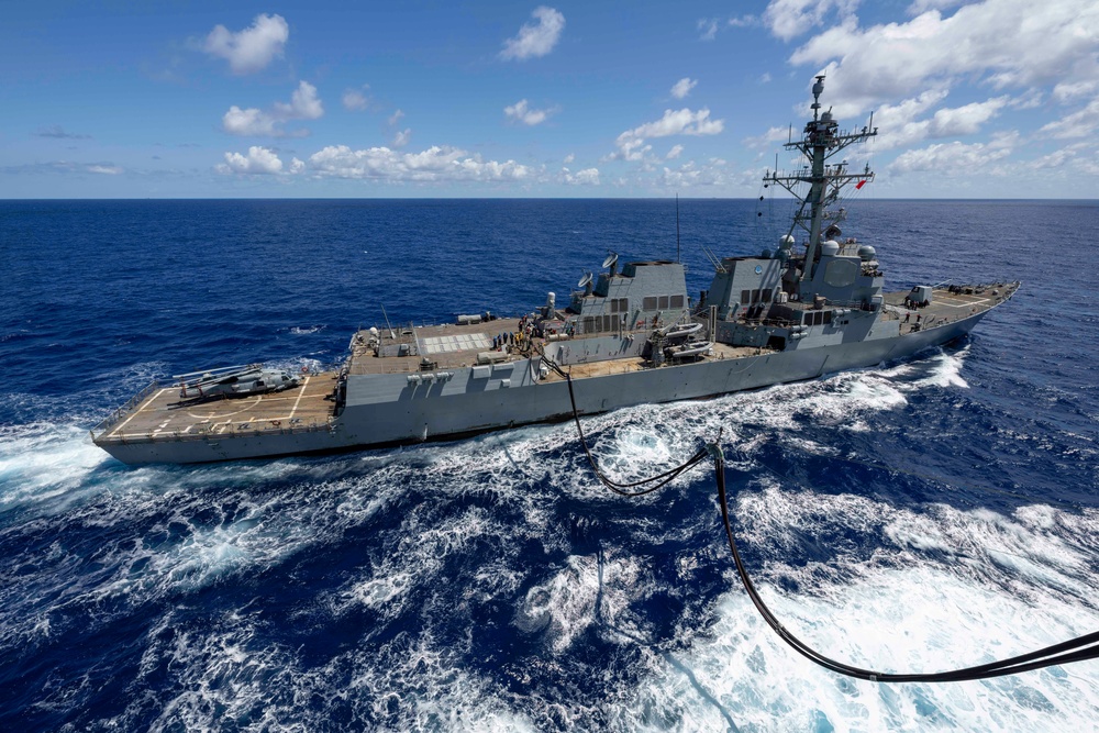 DVIDS - Images - Replenishment at sea with MV Asterix, USS Kidd during ...