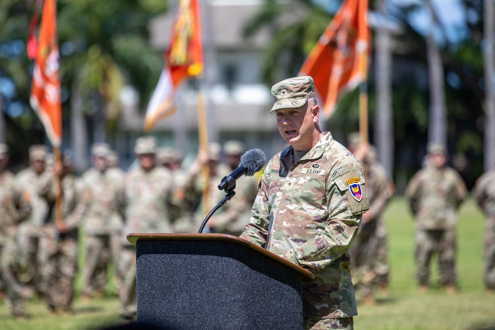 311th Signal Command (Theater) change of command ceremony