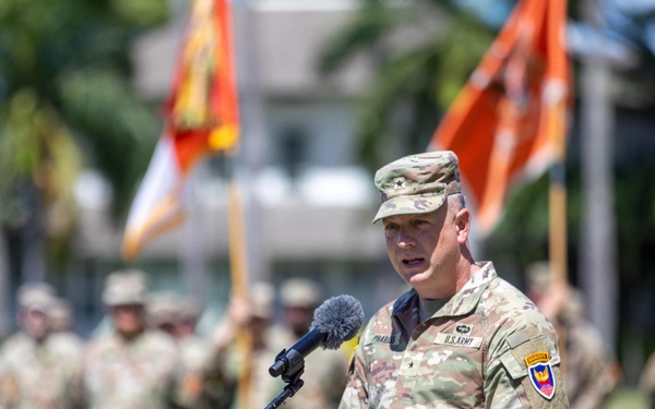 311th Signal Command (Theater) change of command ceremony
