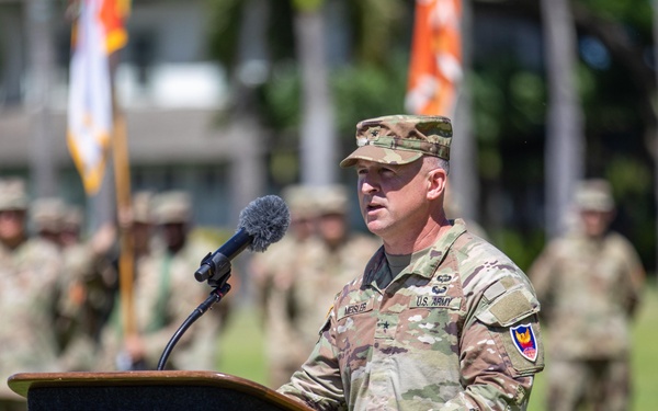 311th Signal Command (Theater) change of command ceremony