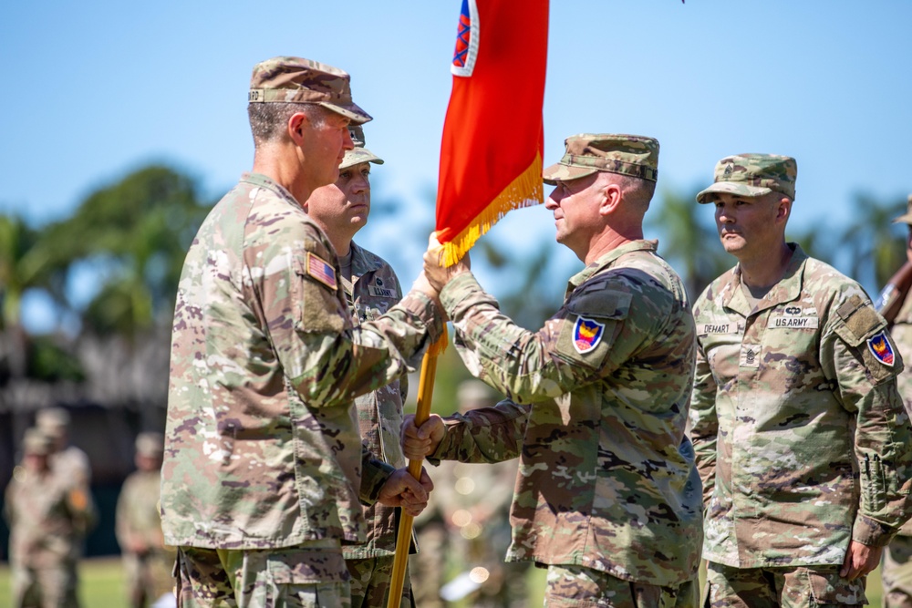 311th Signal Command (Theater) change of command ceremony