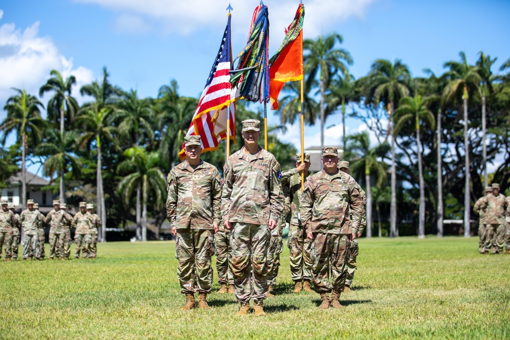 311th Signal Command (Theater) change of command ceremony