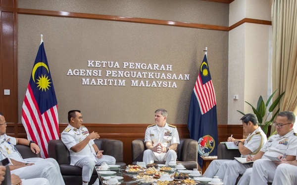 C7F Meets with Malaysia Maritime Enforcement Agency in Putrajaya