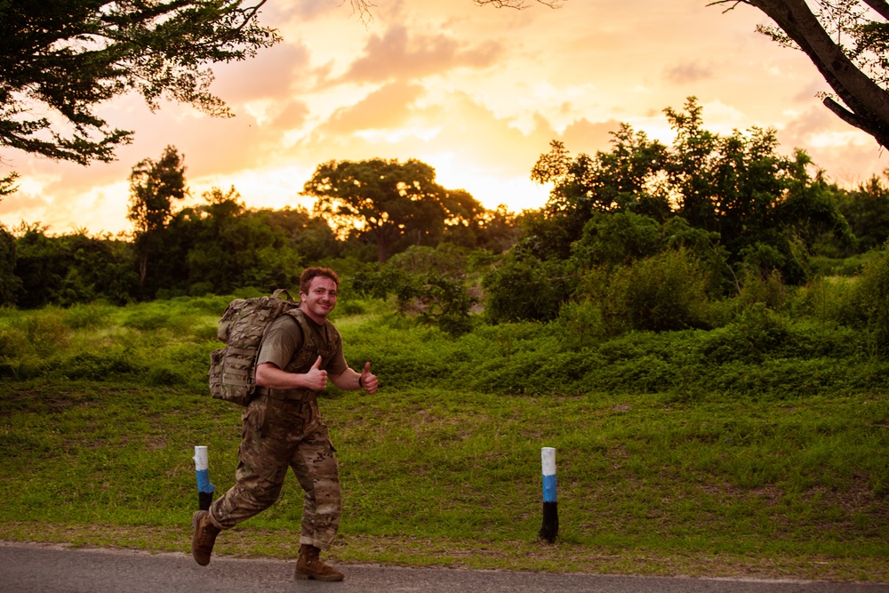 Manda Bay Kenya host Norwegian Foot March