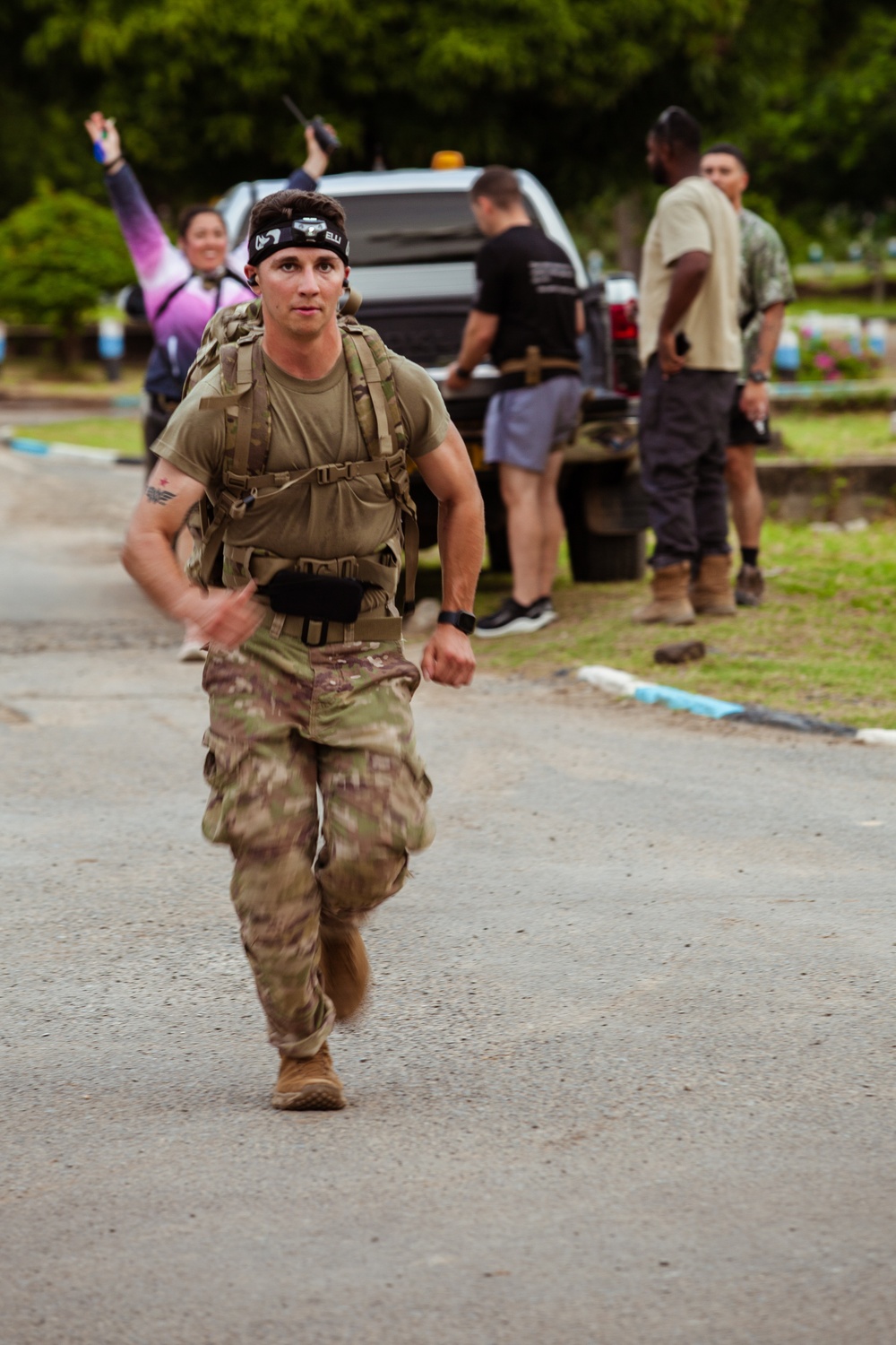 Manda Bay Kenya host Norwegian Foot March