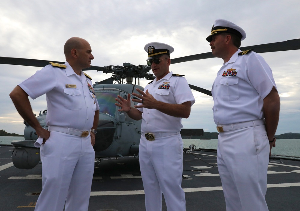 USS Gabrielle Giffords (LCS 10) hosts Reception at CARAT Thailand 2024