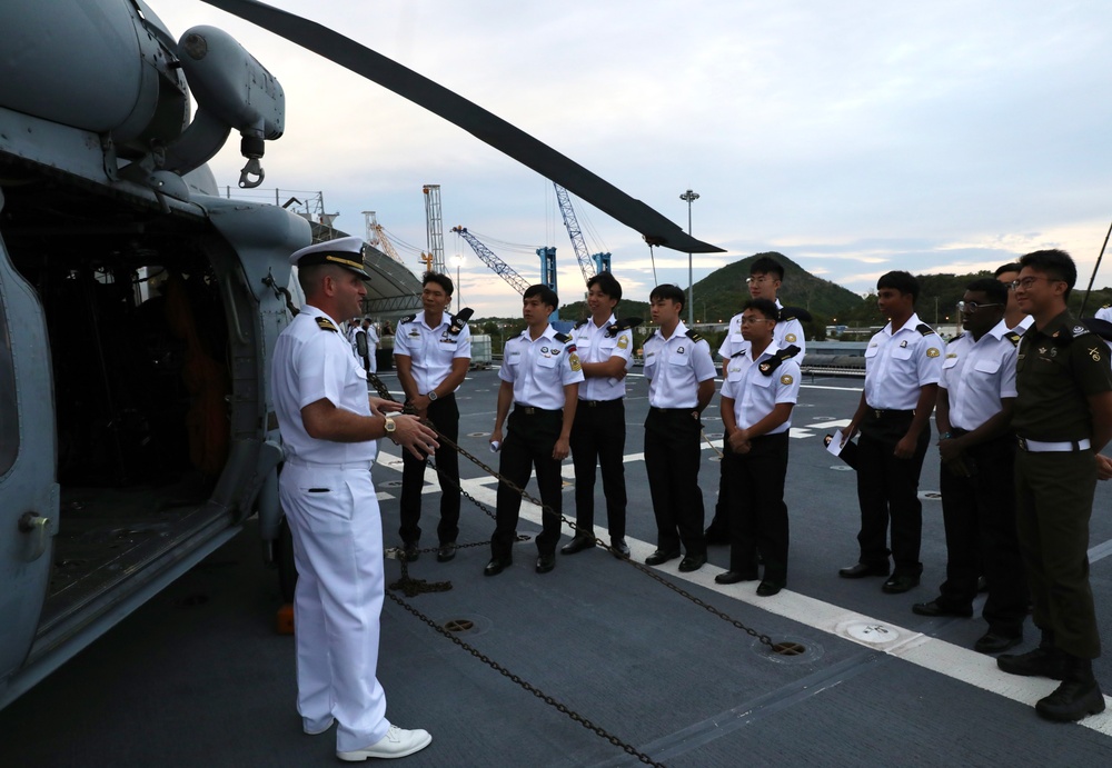 USS Gabrielle Giffords (LCS 10) hosts Reception at CARAT Thailand 2024