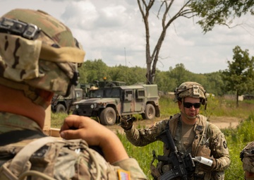 Iowa field artillery Soldiers train at XCTC