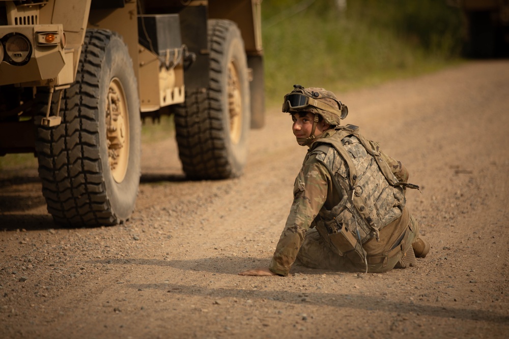 Iowa field artillery Soldier trains at XCTC