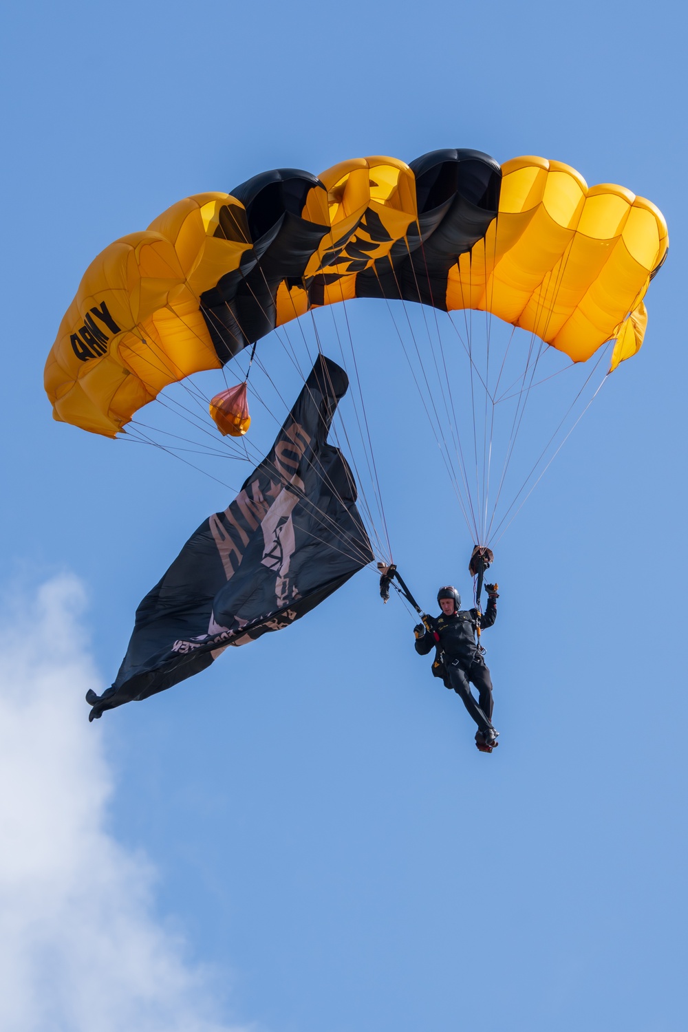 Army Golden Knights jump at Arctic Thunder 2024