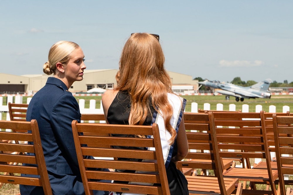 Lt Marsh at the Royal International Air Tattoo