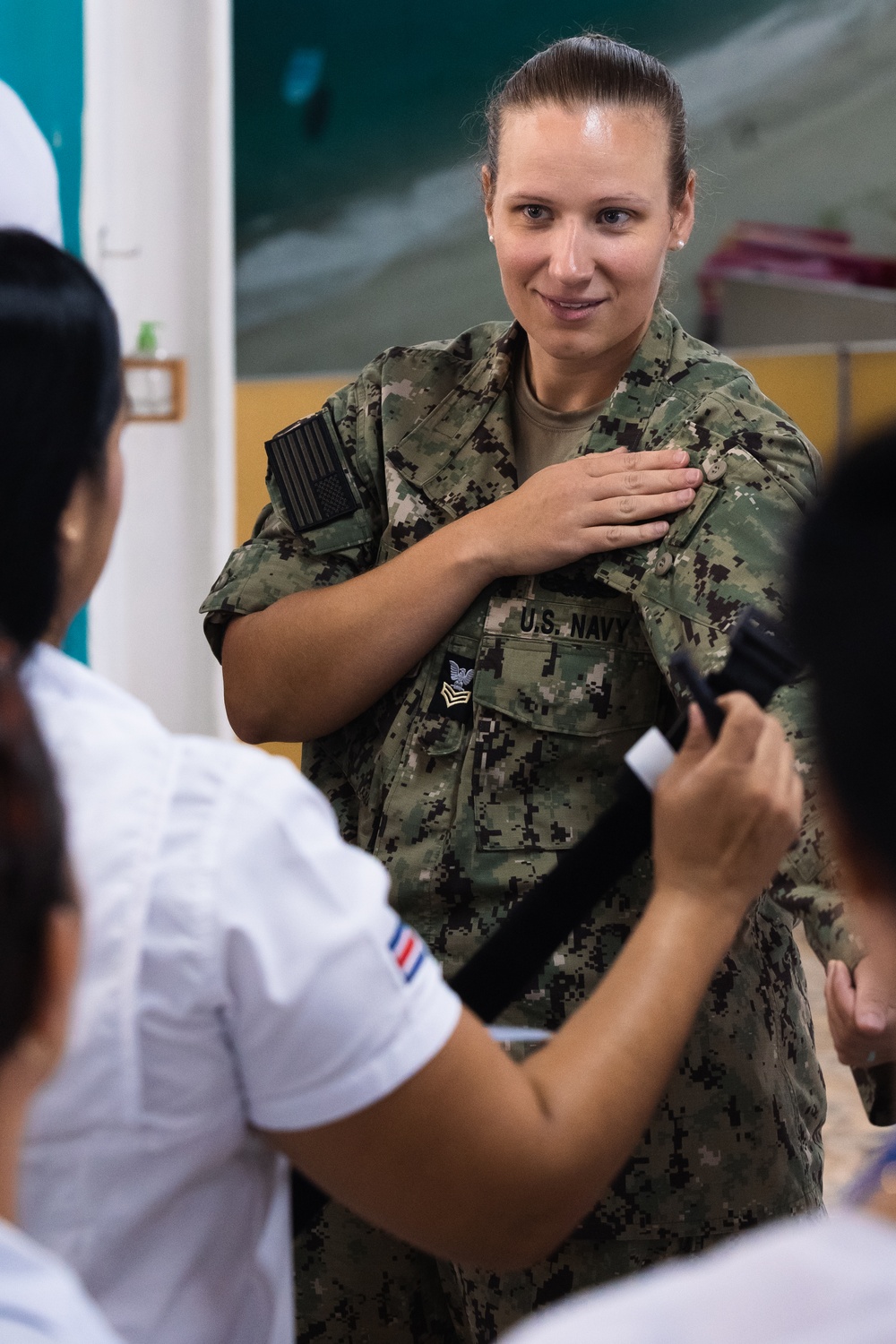 Sailors host a tactical combat casualty care training in coordination Team Rubicon in Limón, Costa Rica