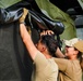 146CRT Airmen offload C-17 cargo, set up for command and control of Northwest Field, Guam