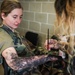 Special effects artist applies fake injuries to Iowa Soldier at XCTC