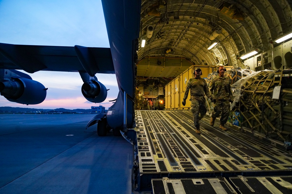 California ANG arrives at JASDF AB for exercise Valiant Shield 24