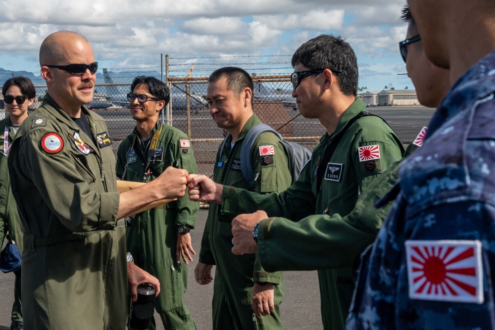 Patrol Squadron (VP) 1, the ‘Screaming Eagles’ exchange plaques, coins, patches with Japan Maritime Self-Defense Force