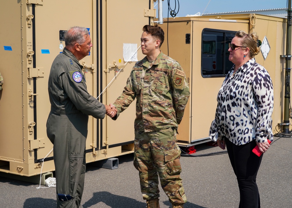 COMUSFJ visits JASDF Matsushima Air Base during Ex. Valiant Shield 24
