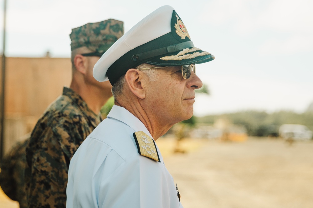 US Marines host Chilean Navy commander in chief at RIMPAC 2024