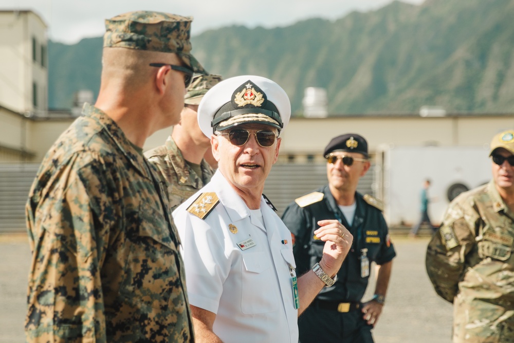 US Marines host Chilean Navy commander in chief at RIMPAC 2024