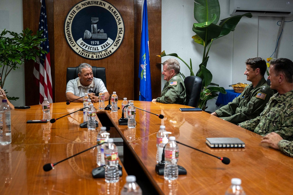 U.S. Indo-Pacific Commander Travels to Commonwealth of Northern Mariana Islands