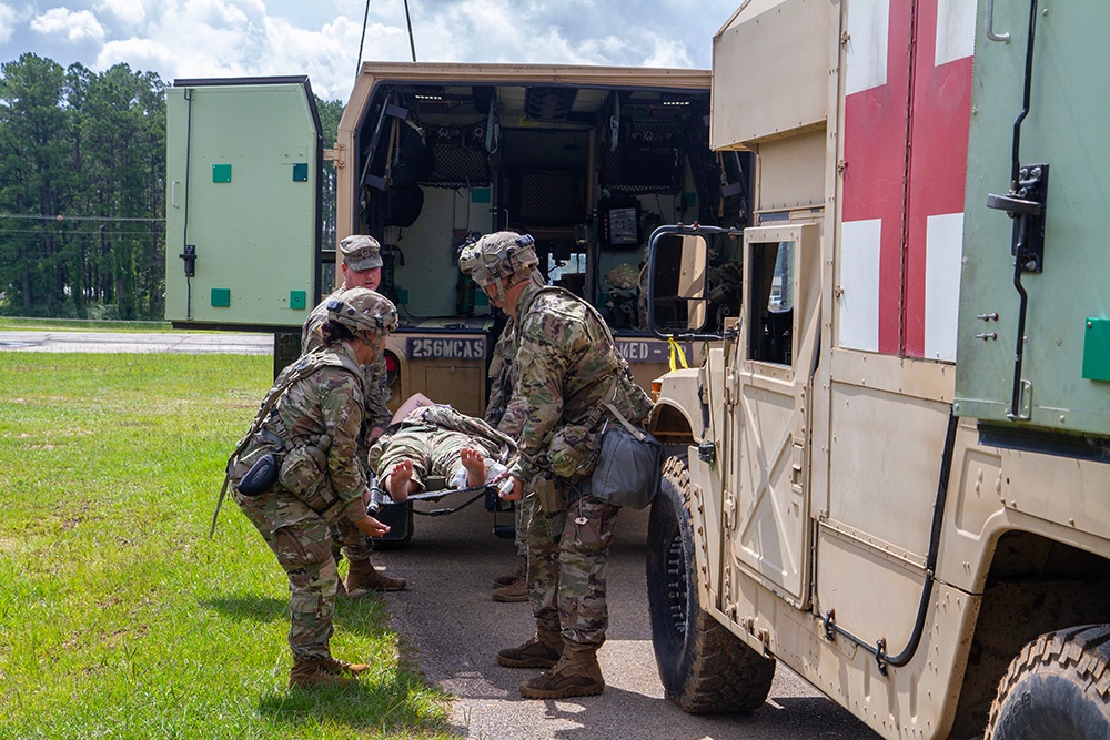 256th MCAS provides medical support for Florida Army Guard’s XCTC exercise