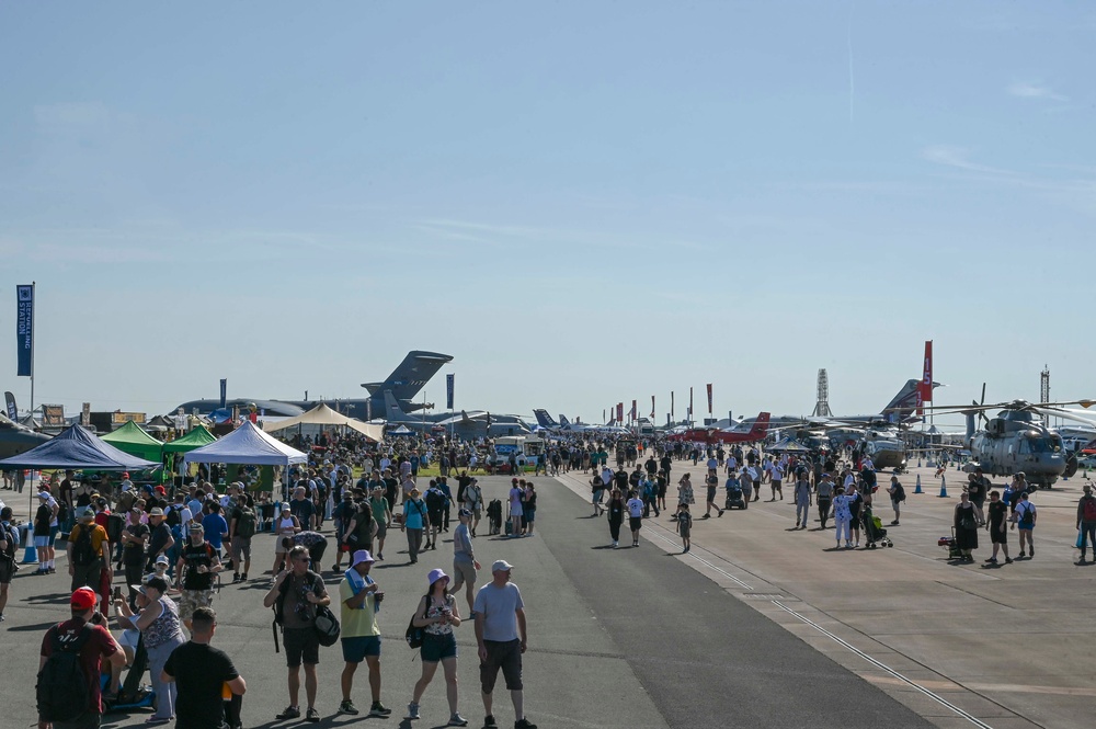 The United States Air Force participates in RIAT 2024
