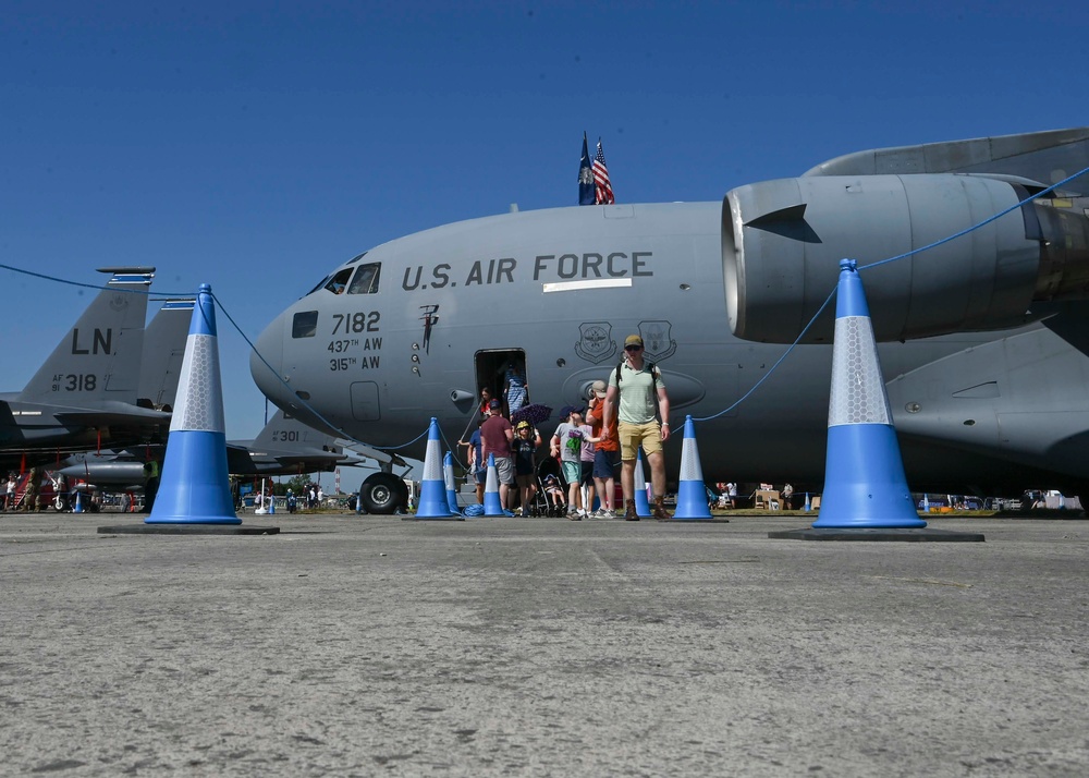 The United States Air Force participates in RIAT 2024