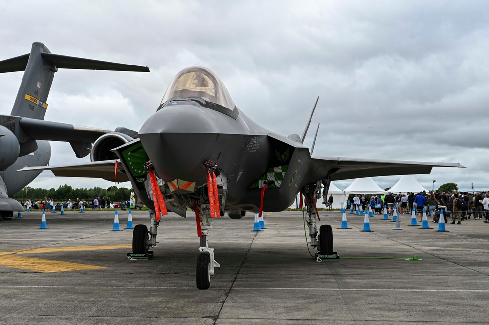 The United States Air Force participates in RIAT 2024