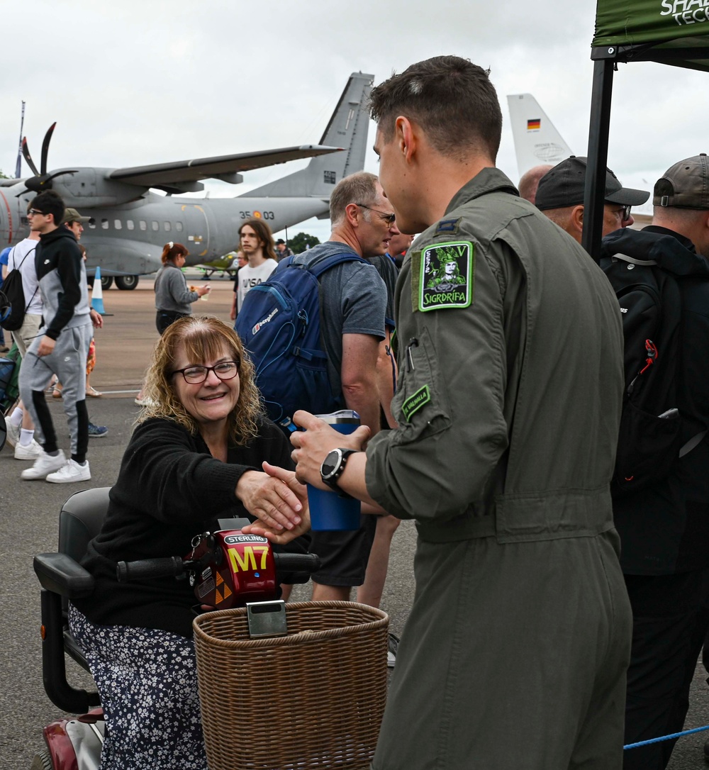 The United States Air Force participates in RIAT 2024