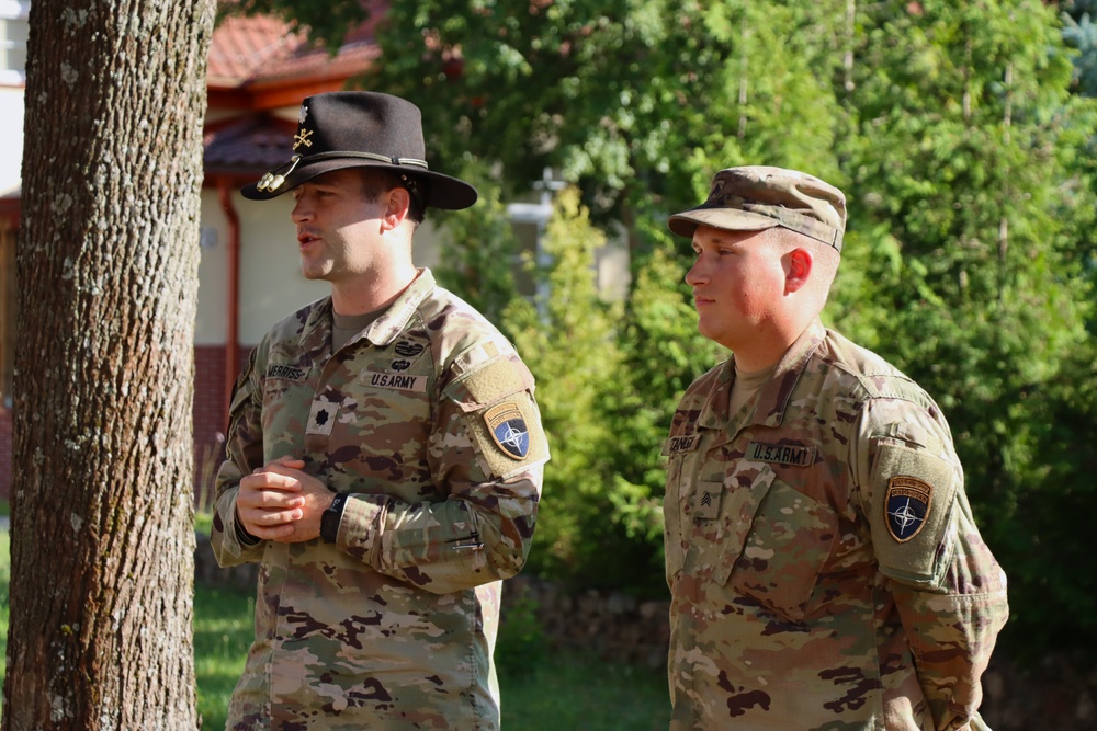 2-12 Cav recognizes their Trooper with promotion ceremony