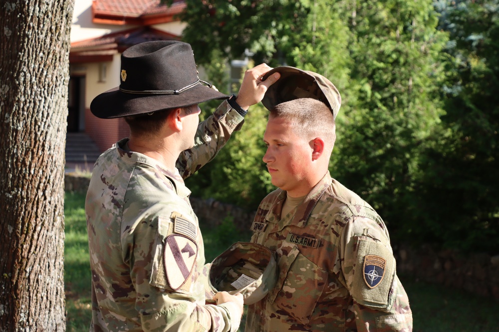 2-12 Cav recognizes their Trooper with promotion ceremony