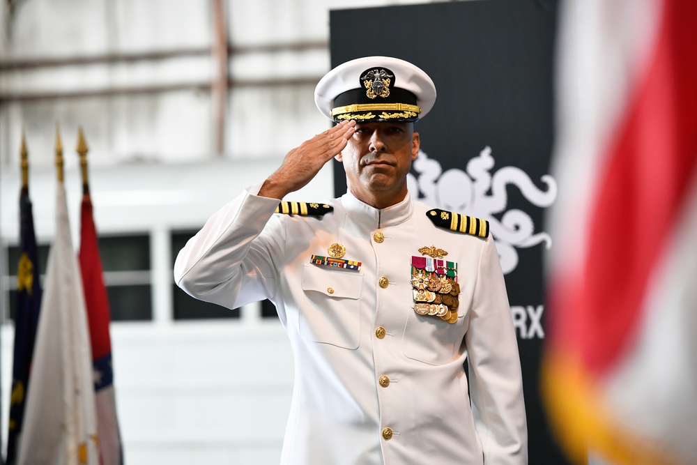 Capt. Dean Allen assumes command of NAVFAC EXWC