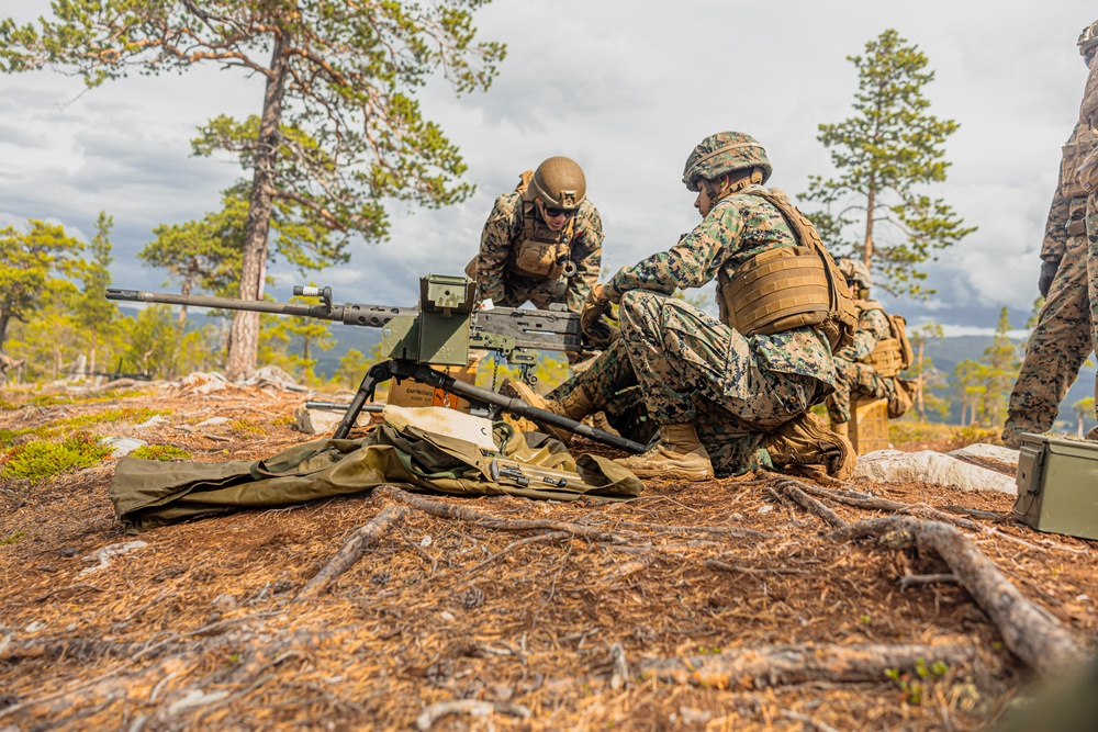 CLB-8 Marines Conduct Machine Gun Shoot