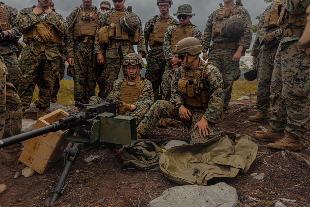 CLB-8 Marines Conduct Machine Gun Shoot