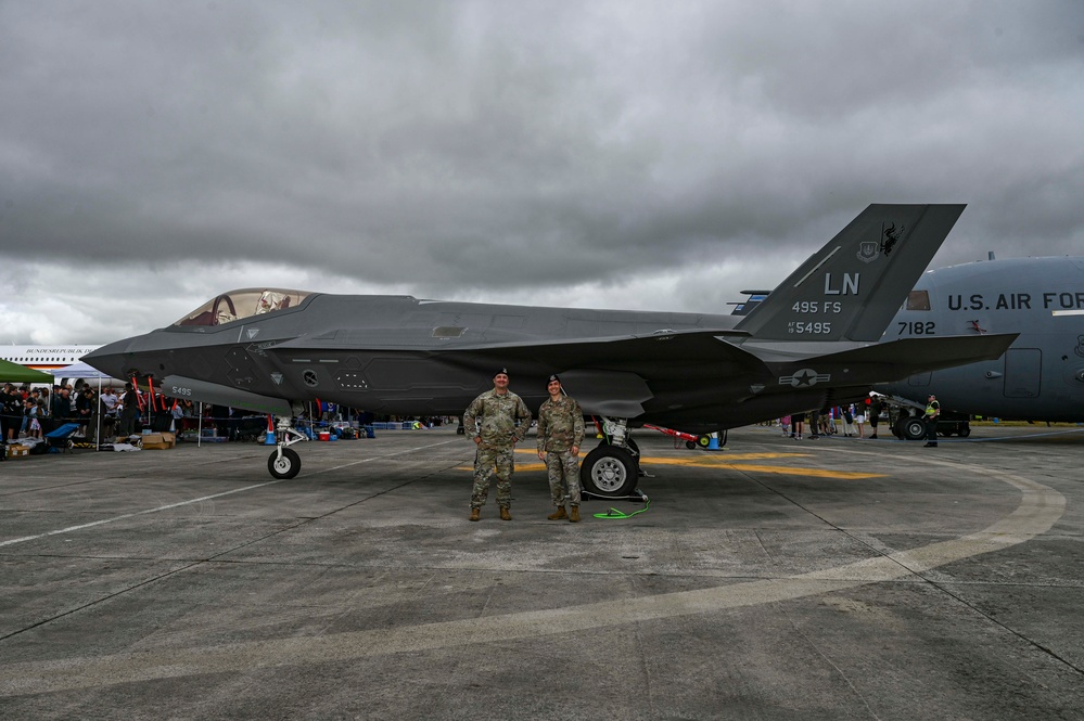 The United States Air Force participates in RIAT 2024