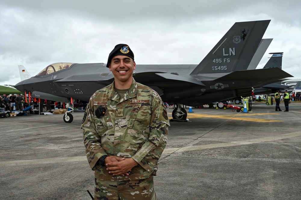 The United States Air Force participates in RIAT 2024