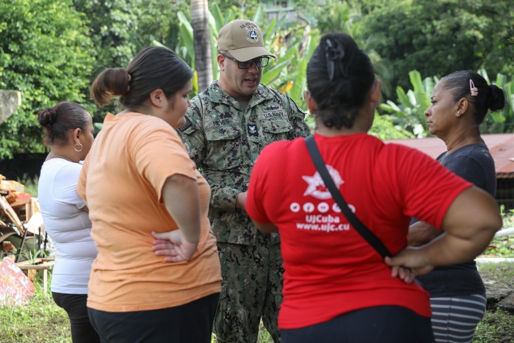 Seabees conduct construction repair projects at Colegio de Limón Diurno in Limón, Costa Rica, as part of Continuing Promise 2024