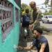 Seabees conduct construction repair projects at Colegio de Limón Diurno in Limón, Costa Rica, as part of Continuing Promise 2024