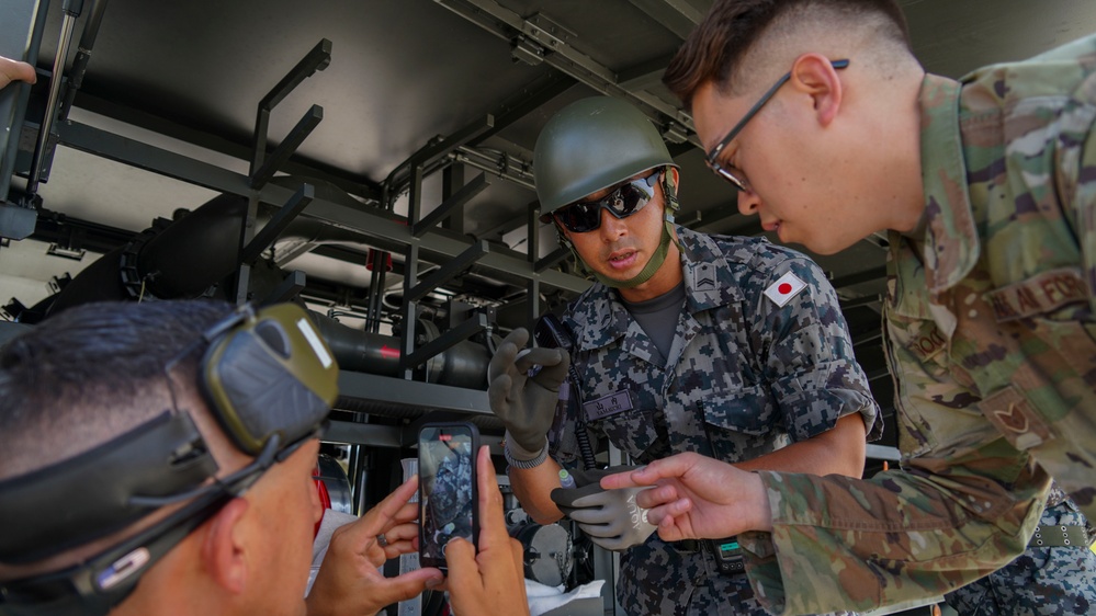 Bilateral Bladder Training: C-130J Wet Wing Defuel &amp; F-16 Refuel